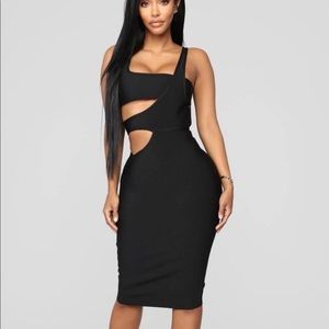 Black Cut Out Dress